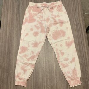Blush Tie Dye Joggers NWOT